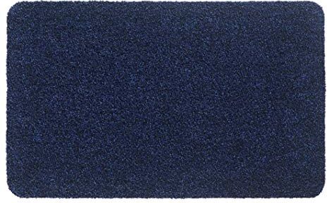 Hamat Tappeto d' Ingresso aqualuxe per 'Interno in Poliestere Blu, 60 x 100 cm