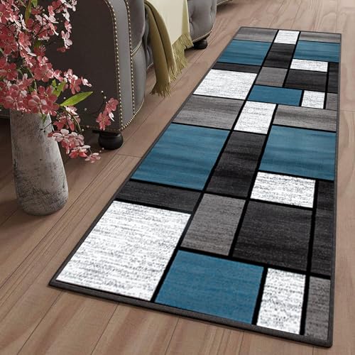 LYYK Runner Area rug 90x280cm, Passatoia Zerbino Tappeto, Ampia Gamma di Colori e Disegni per il corridoio, la hall, la sala