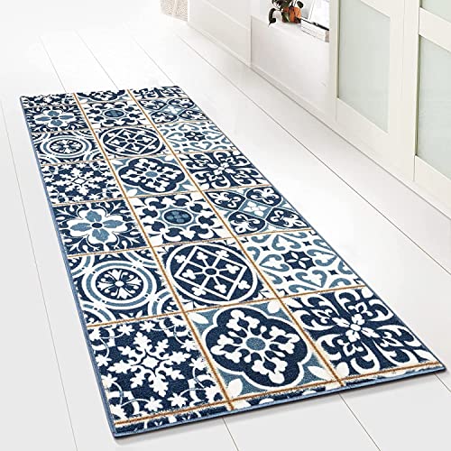 Floordirekt Tappeto a passatoia Swansea per cucina, corridoio e soggiorno, tappeto con passanti sottili, antiscivolo e antistatico, per corridoio, passatoia (80 x 250 cm)