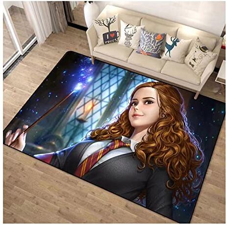 KemNet Harry Potter Area Tappeto,Tappeto Salotto Grande 3D Pelo Corto Moderno, Tappeto Per La Cameretta Dei Bambini Per Bambini, Per Camera Da Letto, Cameretta Dei Giochi, Lavabile