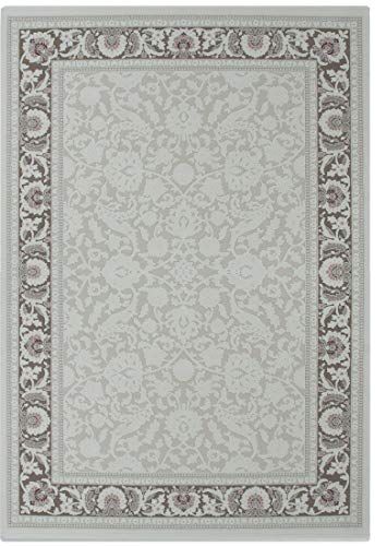 DolceMora Sehrazat Prato 8031 Tappeto, Acrilico, Beige (Crema), 170 x 120 x 17 cm