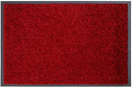 Carpido Clara Zerbino in polipropilene rosso, 80 x 60 x 0,9 cm