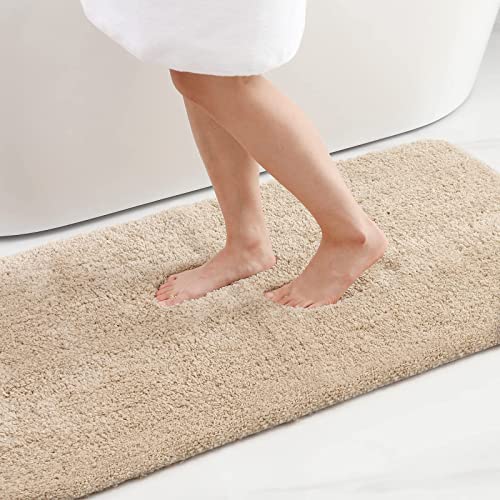 Homaxy zerbino Ingresso casa 40 x 60 cm, Antiscivolo e Essorbente zerbino, Tappeto Entrata Interno Resistente Sporco, Morbido e Lavabile Zerbino da Interni per Interno, beige