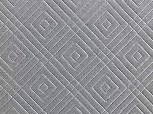 Wenko Tappetino antiscivolo disegno grigio Inserto per cassetti, tagliabile su misura, PVC, 50 x 150 cm, Grigio
