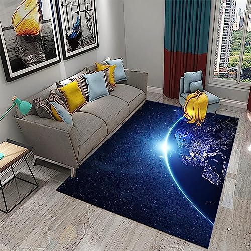 Generic Tappeto Universo Cielo Stellato Pianeta Tappeto Zerbino Tappeto Antiscivolo Tappeto Pavimento Tappeto Domestico Tappeto Ottico 3D Tappeto Antiscivolo Zerbino Camera Letto Tappeto 200 X 300 C -2F0Z/S8J