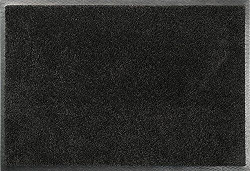 ID MAT ID Opaco C12018020 Confor Tappeto Zerbino in Fibra di Nylon, caucciù, Nitrile, Colore: Nero, Nero, 120 x 240 cm