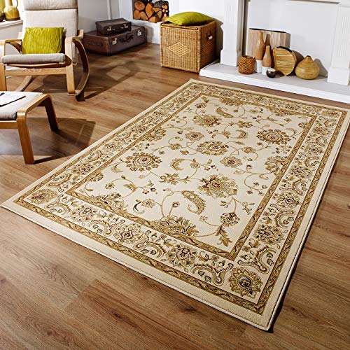 Rugs Direct Tappeto, Polipropilene Heatset, Avorio, 80 cm x 140 cm