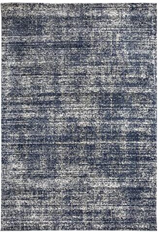 andiamo Tappeto in Tessuto Piatto, per Interni ed Esterni, Robusto e Resistente alle intemperie, Colore: Blu/Grigio, 120 x 170 cm, Polipropilene