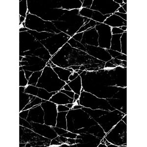 MANI TEXTILE TPS-MARB_NERA _160 Tappeto, Poliestere, 160 x 230 MANI TEXTILE TPS-MARB_NERA _160 Tappeto, Poliestere, 160 x 230