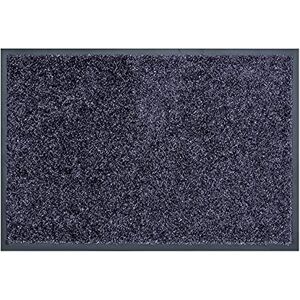 Astra Tappetino antipolvere di alta qualità zerbino per interni lavabile a 30° C tappeto antiscivolo scarpiera corridoio cucina blu-grigio 60x90 cm Astra Tappetino antipolvere di alta qualità zerbino per interni lavabile a 30° C tappeto antiscivolo scarpiera corridoio cucina blu-grigio 60x90 cm