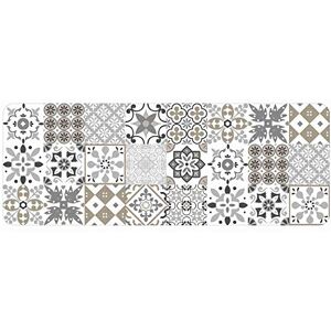 Douceur d'Intérieur TAPPETO DECORAZIONE RETTANGOLARE 45 x 120 CM SCHIUMA STAMPA SALOU NATURALE Douceur d'Intérieur TAPPETO DECORAZIONE RETTANGOLARE 45 x 120 CM SCHIUMA STAMPA SALOU NATURALE