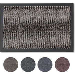 Carpido Zerbino Marrone screziato 60 x 80 cm per interni Classico tappeto da ingresso ad asciugatura rapida Tappeto antiscivolo Zerbino resistente Carpido Zerbino Marrone screziato 60 x 80 cm per interni Classico tappeto da ingresso ad asciugatura rapida Tappeto antiscivolo Zerbino resistente