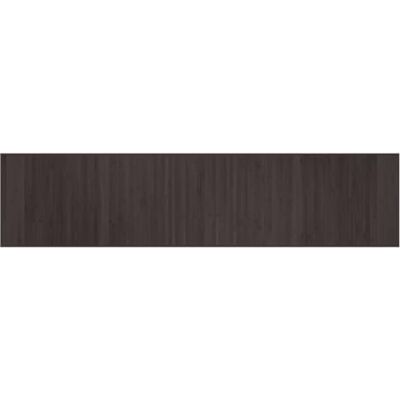 vidaXL Tappeto Rettangolare Marrone Scuro 70x300 cm in Bambù vidaXL Tappeto Rettangolare Marrone Scuro 70x300 cm in Bambù