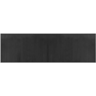 vidaXL Tappeto Rettangolare Grigio 60x200 cm in Bambù vidaXL Tappeto Rettangolare Grigio 60x200 cm in Bambù