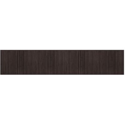 vidaXL Tappeto Rettangolare Marrone Scuro 80x400 cm in Bambù vidaXL Tappeto Rettangolare Marrone Scuro 80x400 cm in Bambù