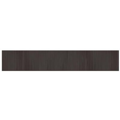vidaXL Tappeto Rettangolare Marrone Scuro 70x400 cm in Bambù vidaXL Tappeto Rettangolare Marrone Scuro 70x400 cm in Bambù