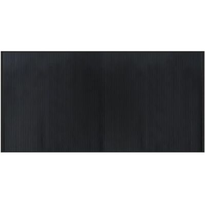 vidaXL Tappeto Rettangolare Nero 100x200 cm in Bambù vidaXL Tappeto Rettangolare Nero 100x200 cm in Bambù