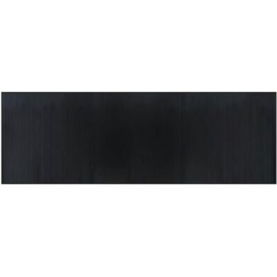 vidaXL Tappeto Rettangolare Nero 100x300 cm in Bambù vidaXL Tappeto Rettangolare Nero 100x300 cm in Bambù