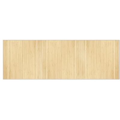 vidaXL Tappeto Rettangolare Naturale Chiaro 100x300 cm in Bambù vidaXL Tappeto Rettangolare Naturale Chiaro 100x300 cm in Bambù