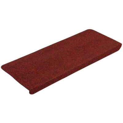 vidaXL Trapmatten zelfklevend 15 st 65x24,5x3,5 cm rood vidaXL Trapmatten zelfklevend 15 st 65x24,5x3,5 cm rood