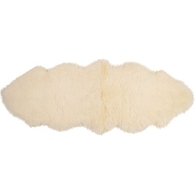 Kaiser Pelliccia decorativa double, ca. 185 x 65 cm, colore: bianco naturale Kaiser Pelliccia decorativa double, ca. 185 x 65 cm, colore: bianco naturale