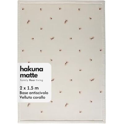 Hakuna Matte Tappeto da gioco per bambini, 200 x 150 x 2,5 cm motivo floreale, high density foam, con retro antiscivolo, tappetino da gioco, tappeto per bambini, tappetino per tatami Hakuna Matte Tappeto da gioco per bambini, 200 x 150 x 2,5 cm motivo floreale, high density foam, con retro antiscivolo, tappetino da gioco, tappeto per bambini, tappetino per tatami