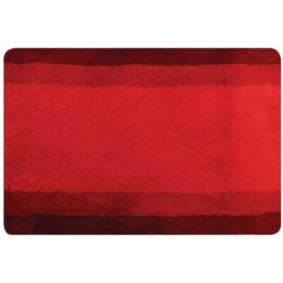 Spirella Tappetino da bagno Balance in poliestere Antiscivolo 55 x 65 cm Rosso Lavabile in lavatrice a 40°C 90% poliestere 10% acrilico Comfort e sicurezza Spirella Tappetino da bagno Balance in poliestere Antiscivolo 55 x 65 cm Rosso Lavabile in lavatrice a 40°C 90% poliestere 10% acrilico Comfort e sicurezza