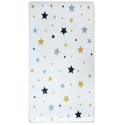 MANI TEXTILE Tappeto, Poliestere, Bianco, 120 x 160 MANI TEXTILE Tappeto, Poliestere, Bianco, 120 x 160