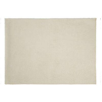 Eurofirany Tappeto decorativo passatoia da bagno, per soggiorno, camera da letto, cucina, rettangolare, in finta pelliccia, morbido, crema, 75 x 150 cm Eurofirany Tappeto decorativo passatoia da bagno, per soggiorno, camera da letto, cucina, rettangolare, in finta pelliccia, morbido, crema, 75 x 150 cm