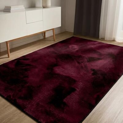 benuta Basic Tappeto salotto Furry Bordeaux 200x290 cm Soffice salotto Retro antiscivolo Lavabile Compatibile con riscaldamento pavimento benuta Basic Tappeto salotto Furry Bordeaux 200x290 cm Soffice salotto Retro antiscivolo Lavabile Compatibile con riscaldamento pavimento