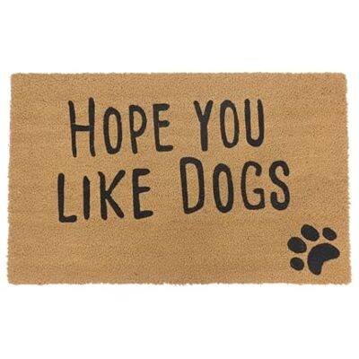 Relaxdays Zerbino in cocco 80x50 cm, antiscivolo, resistente, naturale/nero, per cani Relaxdays Zerbino in cocco 80x50 cm, antiscivolo, resistente, naturale/nero, per cani