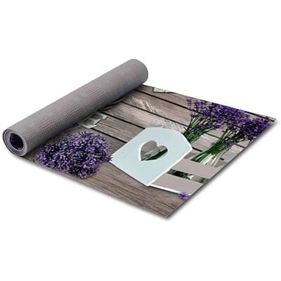 HomeLife Tappeto Cucina Antiscivolo Lavabile Made in Italy Tappeto Passatoia al Metro PVC e Cotone con Stampa Colorata Tappeto Cucina 280 cm in Vinile, Moderno e Decorativo con Fantasia di Lavanda HomeLife Tappeto Cucina Antiscivolo Lavabile Made in Italy Tappeto Passatoia al Metro PVC e Cotone con Stampa Colorata Tappeto Cucina 280 cm in Vinile, Moderno e Decorativo con Fantasia di Lavanda