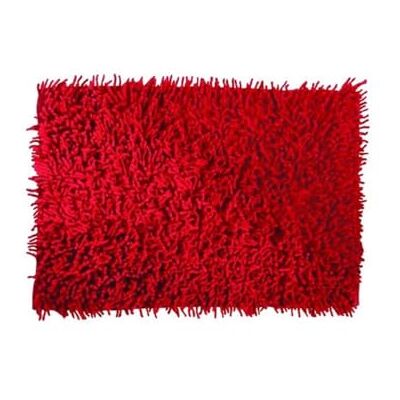 MSV Tappetino da Bagno Cotone 40x60 cm Rosso MSV Tappetino da Bagno Cotone 40x60 cm Rosso