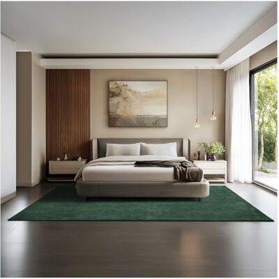 tectake ® Tappeto Salotto, Tappeto Pelo Corto, Tappeti Salotto Design Elegante, Tappetino morbido, Lavabile in Lavatrice, Ideale per Sala da Pranzo, Camera, Studio, Soggiorno Verde 200 x 290 cm tectake ® Tappeto Salotto, Tappeto Pelo Corto, Tappeti Salotto Design Elegante, Tappetino morbido, Lavabile in Lavatrice, Ideale per Sala da Pranzo, Camera, Studio, Soggiorno Verde 200 x 290 cm