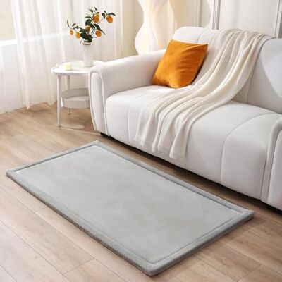 Hakuna Matte Tappeto Neonato 150x80x2,5cm Grigio Morbido, Memory Foam, Antiscivolo Hakuna Matte Tappeto Neonato 150x80x2,5cm Grigio Morbido, Memory Foam, Antiscivolo