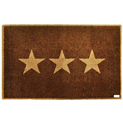 Zala Living Stern Braun Zerbino decorativo in poliammide, 50 x 70 x 0,7 cm Zala Living Stern Braun Zerbino decorativo in poliammide, 50 x 70 x 0,7 cm