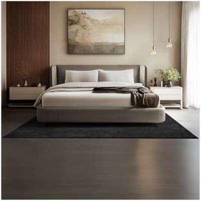 tectake ® Tappeto Salotto, Tappeto Pelo Corto, Tappeti Salotto Design Elegante, Tappetino morbido, Lavabile in Lavatrice, Ideale per Sala da Pranzo, Camera, Studio, Soggiorno Nero 160 x 230 cm tectake ® Tappeto Salotto, Tappeto Pelo Corto, Tappeti Salotto Design Elegante, Tappetino morbido, Lavabile in Lavatrice, Ideale per Sala da Pranzo, Camera, Studio, Soggiorno Nero 160 x 230 cm