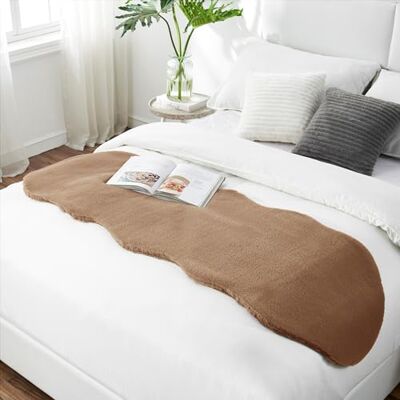 Teppich Wölkchen Tappeto Soffice Di Pelliccia Finta Di Coniglio Decorazione Da Salotto Tappeto Di Pelliccia Lavabile Come Tappetino Da Letto Marrone Pelliccia 55x160cm Teppich Wölkchen Tappeto Soffice Di Pelliccia Finta Di Coniglio Decorazione Da Salotto Tappeto Di Pelliccia Lavabile Come Tappetino Da Letto Marrone Pelliccia 55x160cm