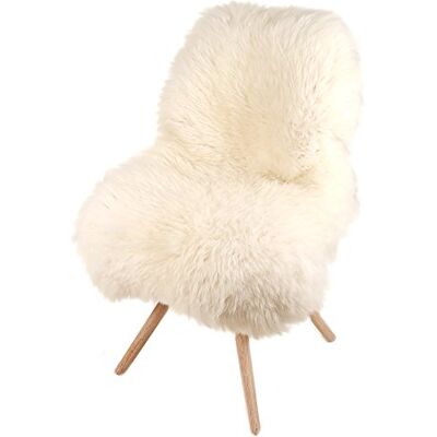 Kaiser Vello decorativo in vera pelle di pecora, 90-100 cm, colore: Bianco naturale Kaiser Vello decorativo in vera pelle di pecora, 90-100 cm, colore: Bianco naturale