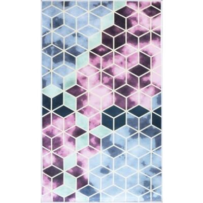 MANI TEXTILE Tappeto, Poliestere, Rosa, 80 x 150 cm MANI TEXTILE Tappeto, Poliestere, Rosa, 80 x 150 cm