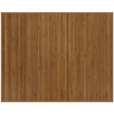 vidaXL Tappeto Rettangolare Marrone 80x100 cm in Bambù vidaXL Tappeto Rettangolare Marrone 80x100 cm in Bambù