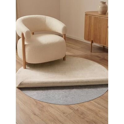 Hanse Home Base – Tappetino antiscivolo rotondo per tappeti, antiscivolo, sottile, ritagliabile, antiscivolo, antiscivolo, universale, per pavimento, cassetti, colore grigio, 150 cm Hanse Home Base – Tappetino antiscivolo rotondo per tappeti, antiscivolo, sottile, ritagliabile, antiscivolo, antiscivolo, universale, per pavimento, cassetti, colore grigio, 150 cm