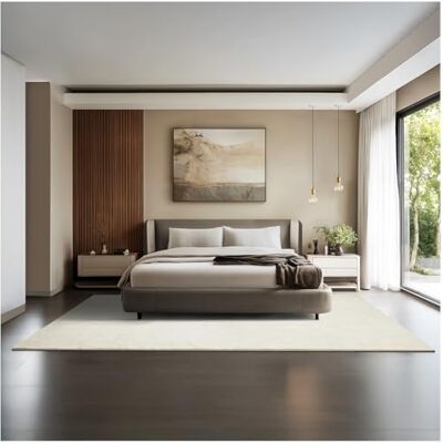 tectake ® Tappeto Salotto, Tappeto Pelo Corto, Tappeti Salotto Design Elegante, Tappetino morbido, Lavabile in Lavatrice, Ideale per Sala da Pranzo, Camera, Studio, Soggiorno Crema 200 x 290 cm tectake ® Tappeto Salotto, Tappeto Pelo Corto, Tappeti Salotto Design Elegante, Tappetino morbido, Lavabile in Lavatrice, Ideale per Sala da Pranzo, Camera, Studio, Soggiorno Crema 200 x 290 cm