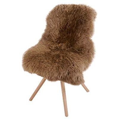 Kaiser Vello decorativo in vera pelle di pecora, 70-90 cm, colore: cappuccino Kaiser Vello decorativo in vera pelle di pecora, 70-90 cm, colore: cappuccino