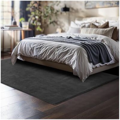 tectake ® Tappeto Salotto, Tappeto Pelo Corto, Tappeti Salotto Design Elegante, Tappetino morbido, Lavabile in Lavatrice, Ideale per Sala da Pranzo, Camera, Studio, Soggiorno Antracite 120 x 170 cm tectake ® Tappeto Salotto, Tappeto Pelo Corto, Tappeti Salotto Design Elegante, Tappetino morbido, Lavabile in Lavatrice, Ideale per Sala da Pranzo, Camera, Studio, Soggiorno Antracite 120 x 170 cm