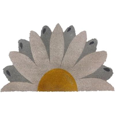 Relaxdays Zerbino in Cocco, semicircolare, 80x50, per Interni ed Esterni, Antiscivolo, Resistente Relaxdays Zerbino in Cocco, semicircolare, 80x50, per Interni ed Esterni, Antiscivolo, Resistente