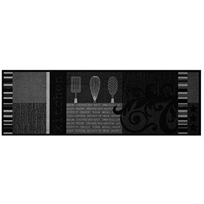 Zala Living Guten Appetit Tappeto da cucina lavabile, 50 x 150 cm, colore: Grigio antracite Zala Living Guten Appetit Tappeto da cucina lavabile, 50 x 150 cm, colore: Grigio antracite
