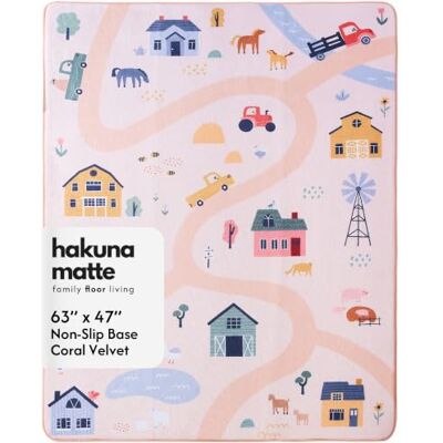 Hakuna Matte Tappetino da gioco morbido per bambini, 160 x 120 x 1,5 cm high density foam di alta qualità, tappetino per gattonare con fondo antiscivolo, per bambini Hakuna Matte Tappetino da gioco morbido per bambini, 160 x 120 x 1,5 cm high density foam di alta qualità, tappetino per gattonare con fondo antiscivolo, per bambini