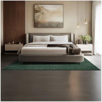 tectake ® Tappeto Salotto, Tappeto Pelo Corto, Tappeti Salotto Design Elegante, Tappetino morbido, Lavabile in Lavatrice, Ideale per Sala da Pranzo, Camera, Studio, Soggiorno Verde 160 x 230 cm tectake ® Tappeto Salotto, Tappeto Pelo Corto, Tappeti Salotto Design Elegante, Tappetino morbido, Lavabile in Lavatrice, Ideale per Sala da Pranzo, Camera, Studio, Soggiorno Verde 160 x 230 cm