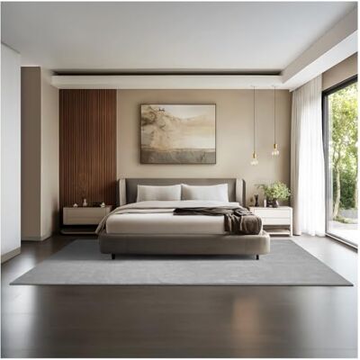tectake ® Tappeto Salotto, Tappeto Pelo Corto, Tappeti Salotto Design Elegante, Tappetino morbido, Lavabile in Lavatrice, Ideale per Sala da Pranzo, Camera, Studio, Soggiorno Grigio 200 x 290 cm tectake ® Tappeto Salotto, Tappeto Pelo Corto, Tappeti Salotto Design Elegante, Tappetino morbido, Lavabile in Lavatrice, Ideale per Sala da Pranzo, Camera, Studio, Soggiorno Grigio 200 x 290 cm